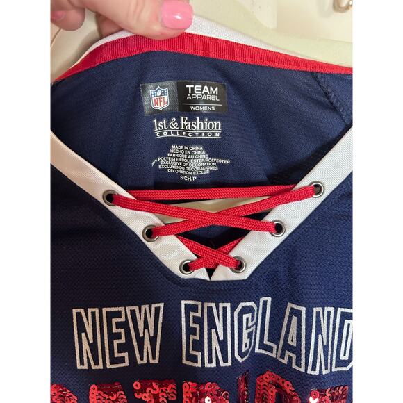NFL New England Patriots woman's T-shirt jersey size S 2-6 - Picture 2 of 6